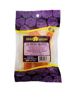 Aloha Gourmet Li Hing Mango 3.75 oz (NOT FOR SALE TO CALIFORNIA)