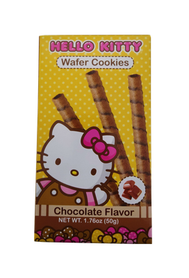 Hello Kitty Wafer Cookies Chocolate Flavor 1.76 oz
