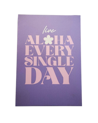 Wood Sign - Live Aloha Every Single Day