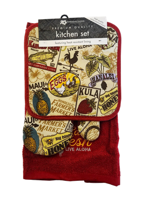 Premium Quality 3 pcs Kitchen Set - Farmers Market