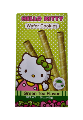 Hello Kitty Wafer Cookies Green Tea Flavor 1.76 oz