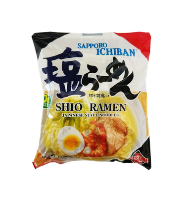 Sapporo Ichiban Shio Ramen Japanese Style Noodles 3.6 oz
