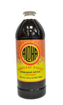Aloha Hawaiian Style Teriyaki Sauce 24 oz Aloha Hawaiian Style Teriyaki Sauce 24 oz