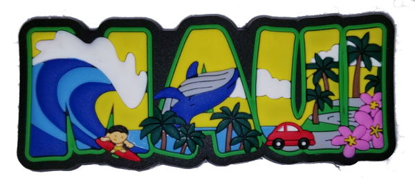 Magnet - Maui Block Rubber