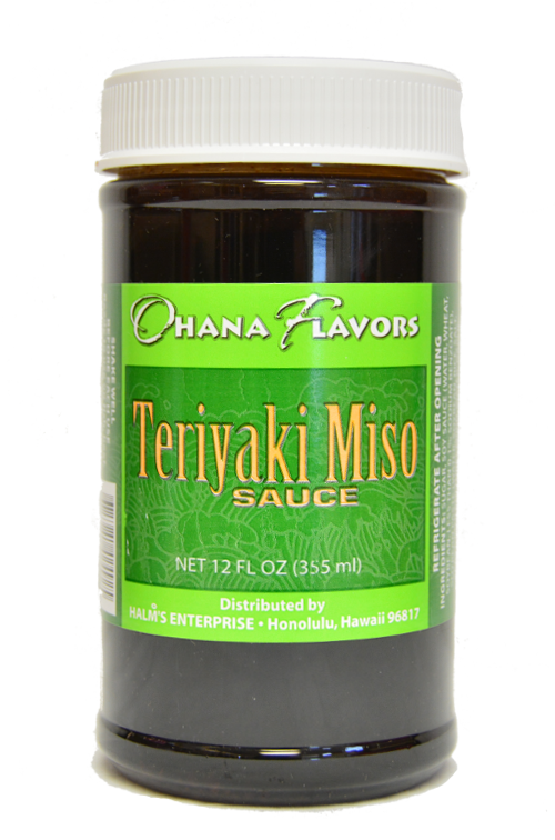 Ohana Flavors Teriyaki Miso Sauce 12oz
