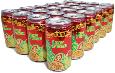 Hawaiian Sun Drink - Luau Punch 11.5 oz (Pack of 24)  **Limit 2 cases total per purchase transaction**