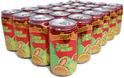 Hawaiian Sun Drink - Luau Punch 11.5 oz (Pack of 24)  **Limit 2 cases total per purchase transaction**