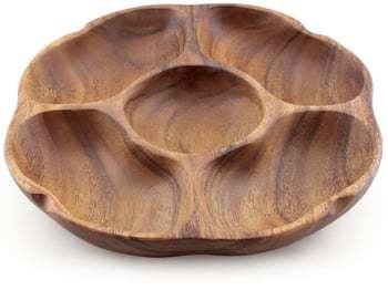 Wooden 5 Container Flower Tray 1.5" x 10"