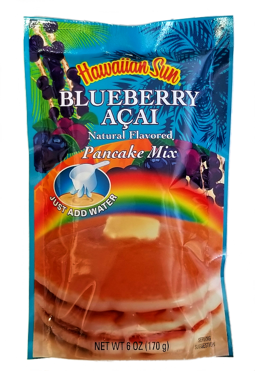 Hawaiian Sun Pancake Mix - Blueberry Acai 6 oz