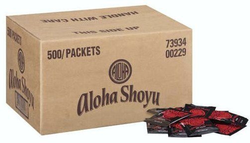 Aloha Original Blend Soy Sauce 500 Packets/0.20 fl oz
