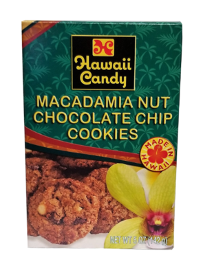 Hawaii Candy Macadamia Nut Chocolate Chip Cookies 5 oz
