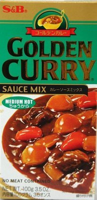 S&B Golden Curry Medium Hot 3.5oz S&B Golden Curry Medium Hot 3.5oz