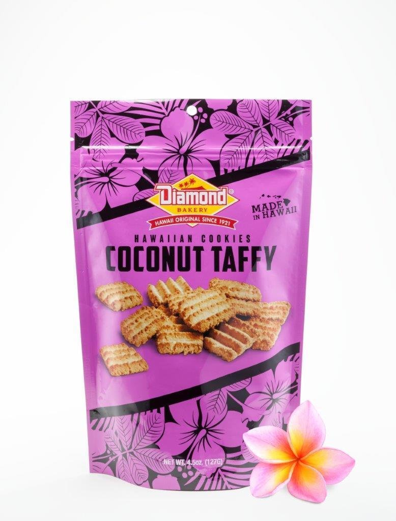 Diamond Bakery Coconut Taffy Cookies 4.5 Hawaii Made