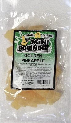 Aloha Gourmet Da Mini Pounder Golden Pineapple 6 oz