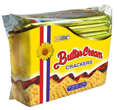 Croley Foods Butter Cream Crackers 10/pk 8.8oz