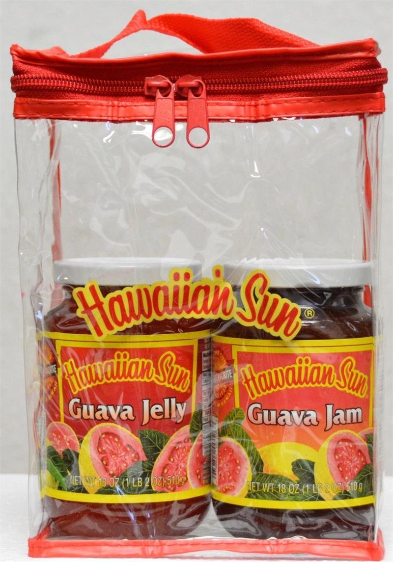 Hawaiian Sun Guava Jam & Jelly 2pk/18 oz Hawaii Snack