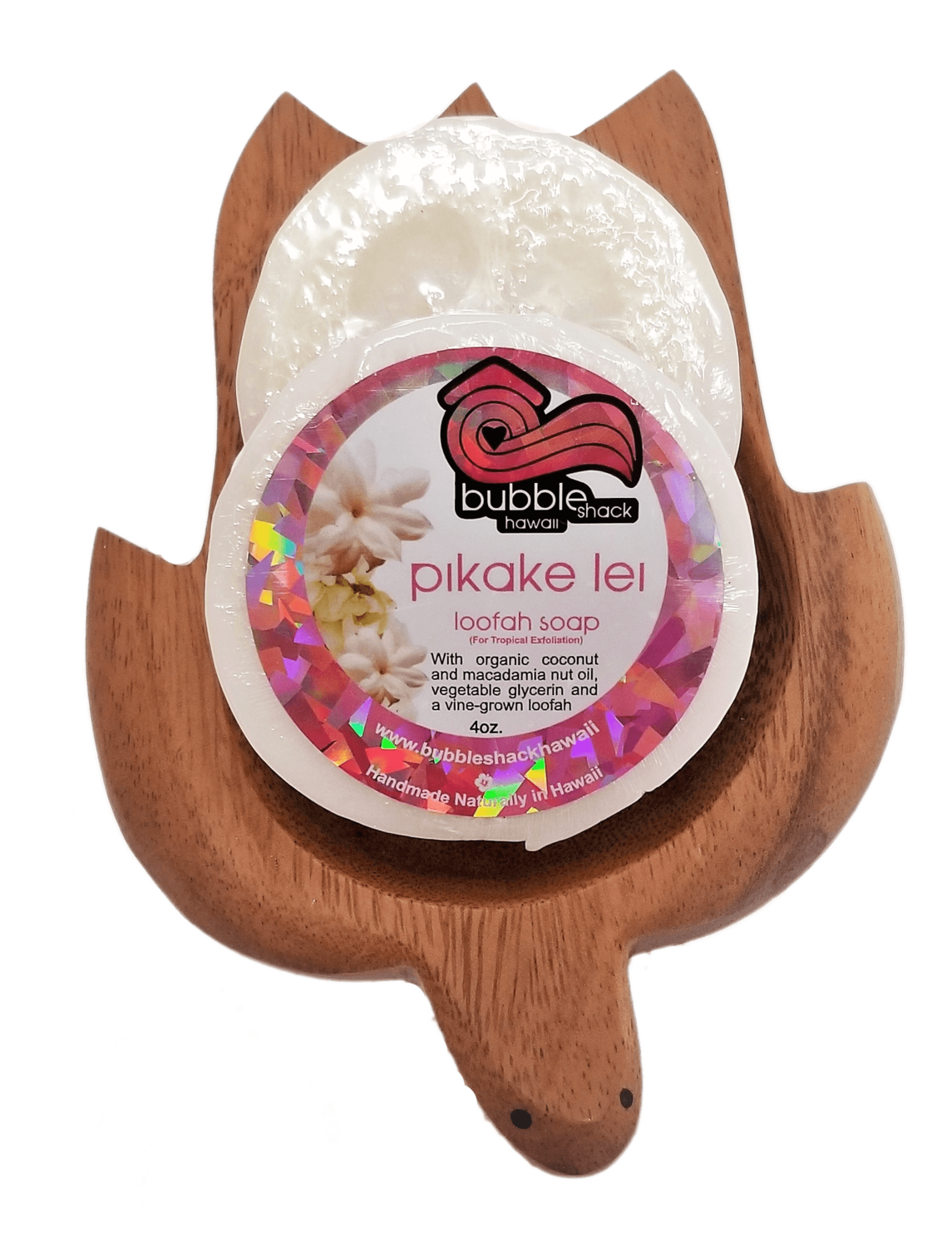 Bubble Shack Loofah Soap - Pikake Lei | Hawaii Soup