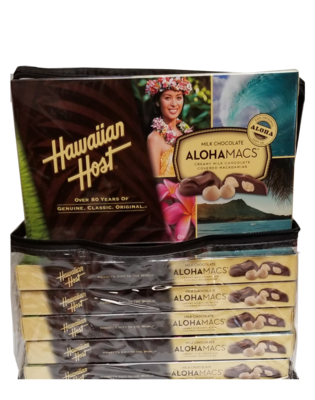 Hawaiian Host "ALOHAMACS"   6 Pack / 7 oz each  Tote Set