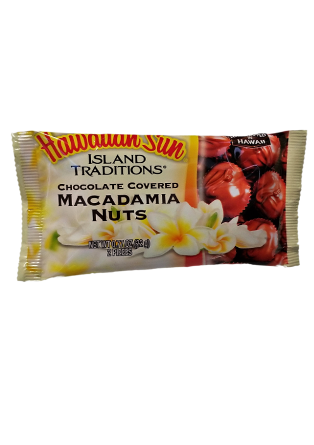 Hawaiian Sun Island Traditions Chocolate Covered Macadamia Nuts  .77 oz (2-pk)