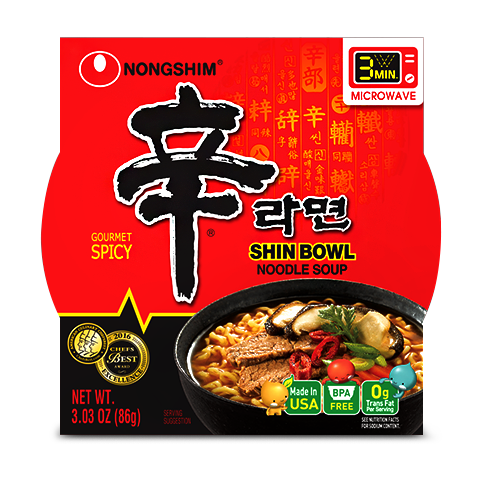 controller brud Festival NongShim Bowl Noodle Soup Spicy Shin Flavor 3.03 oz