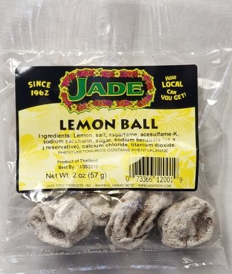 Jade Lemon Ball 2 oz (NOT FOR SALE TO CALIFORNIA)