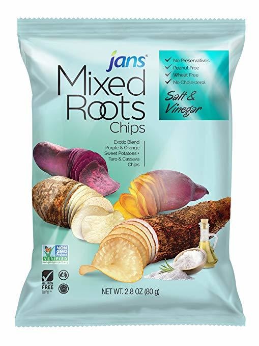 JANS Mixed Roots Chips Salt &amp; Vinegar 2.8 oz