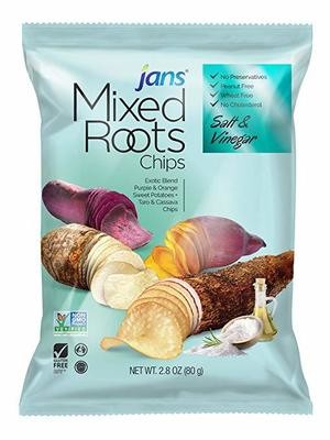 JANS Mixed Roots Chips Salt &amp; Vinegar 2.8 oz