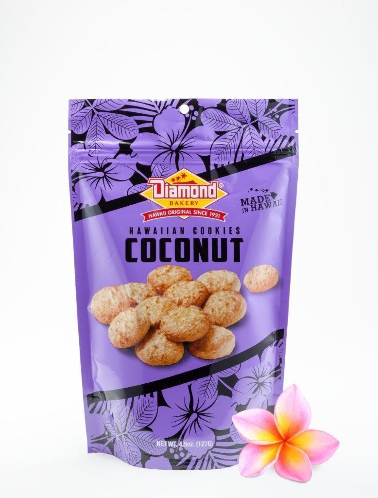 Diamond Bakery Hawaiian Cookies Coconut 4.5 oz