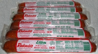Redondo Lisboa Portuguese Sausage Hot 10 oz Redondo Lisboa Portuguese Sausage Hot 10 oz