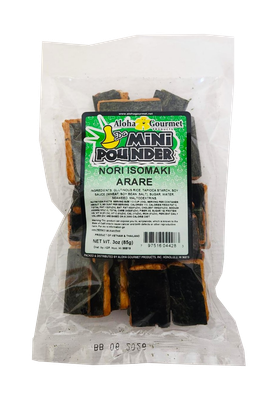 Aloha Gourmet Da Mini Pounder Nori Iso Maki Arare 3 oz