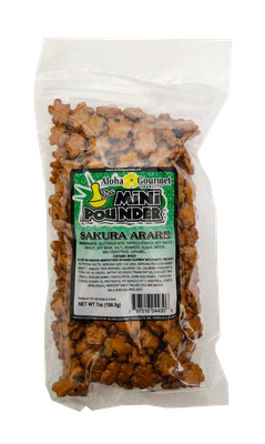Aloha Gourmet Da Mini Pounder Sakura Arare 7oz