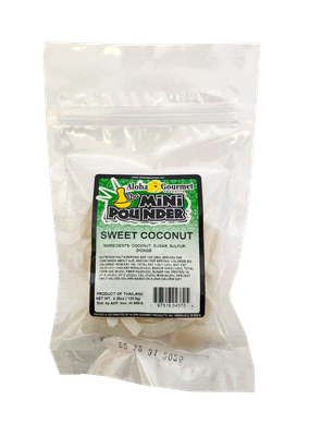Aloha Gourmet Da Mini Pounder Sweet Coconut 4.25 oz