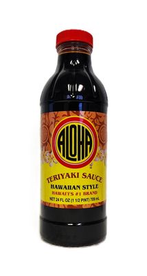 Aloha Hawaiian Style Teriyaki Sauce 24 oz