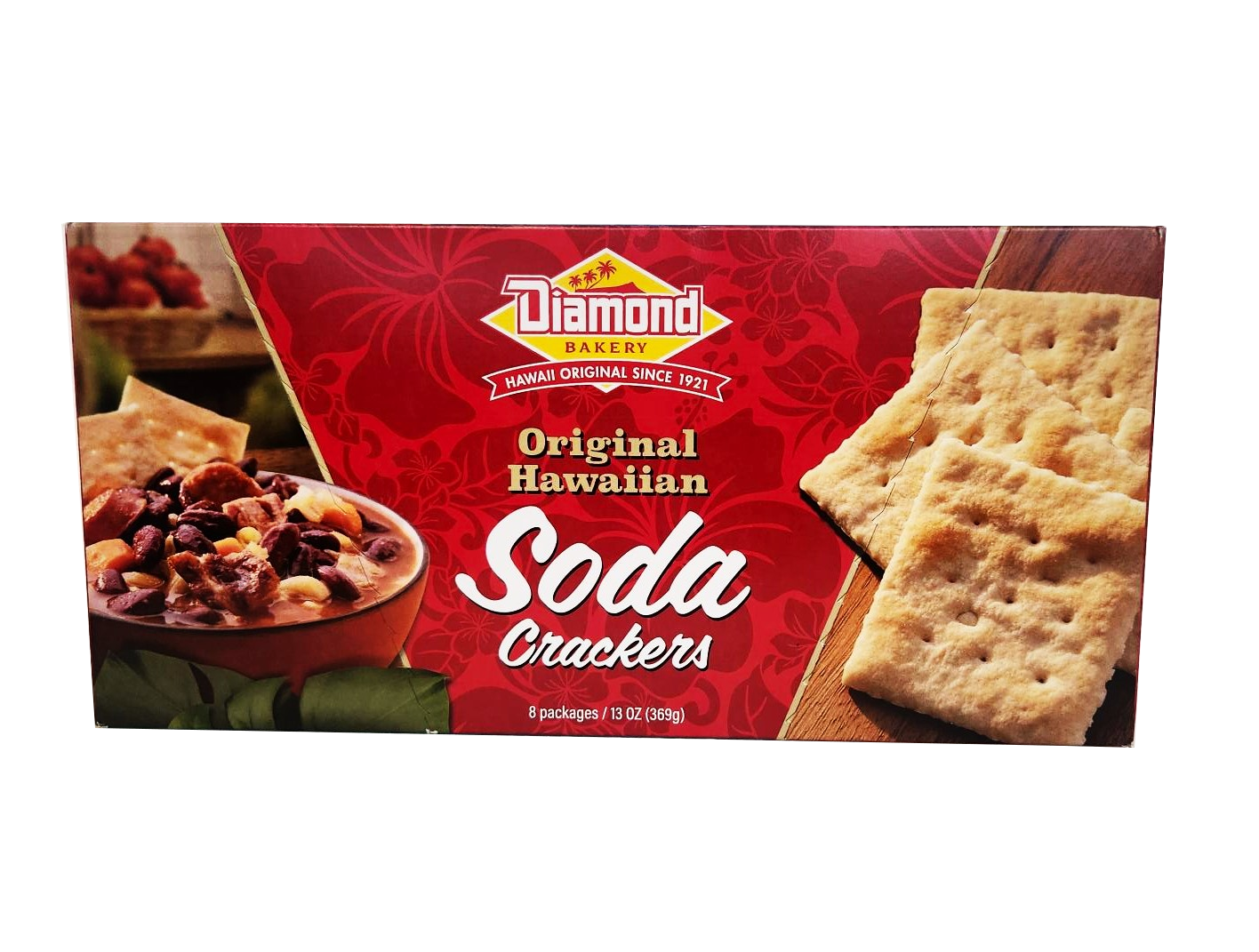 Diamond Bakery Hawaiian Soda Crackers Unsalted Tops 13 oz