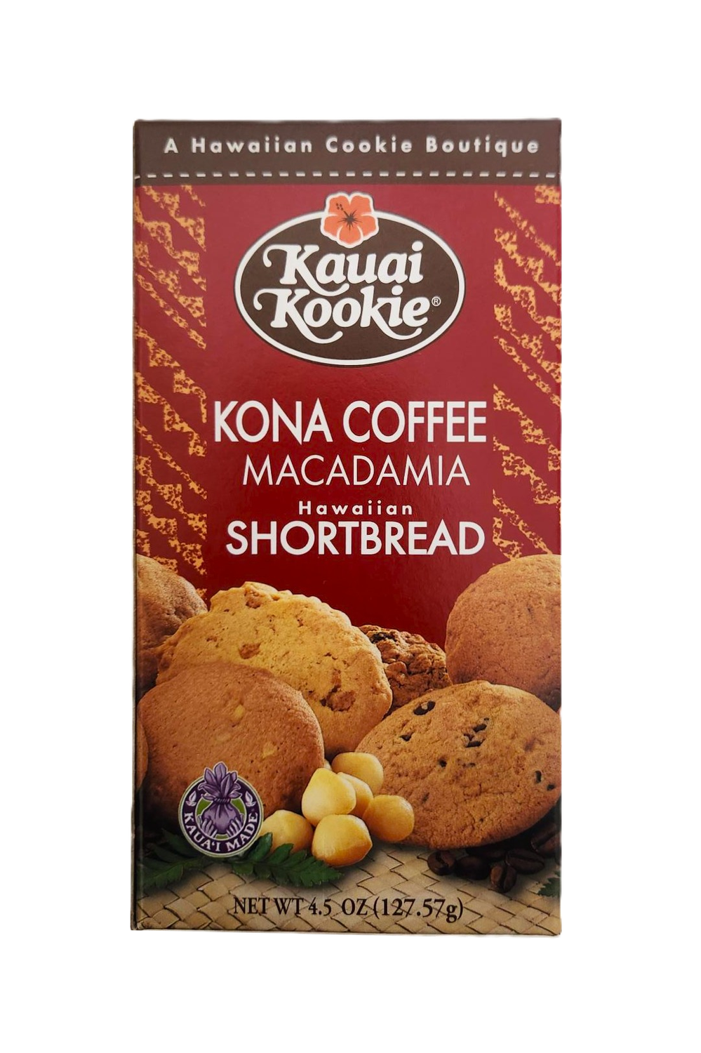 その他 Kuki Kauai Kookie Kona Coffee Macadamia Cookies 5 oz
