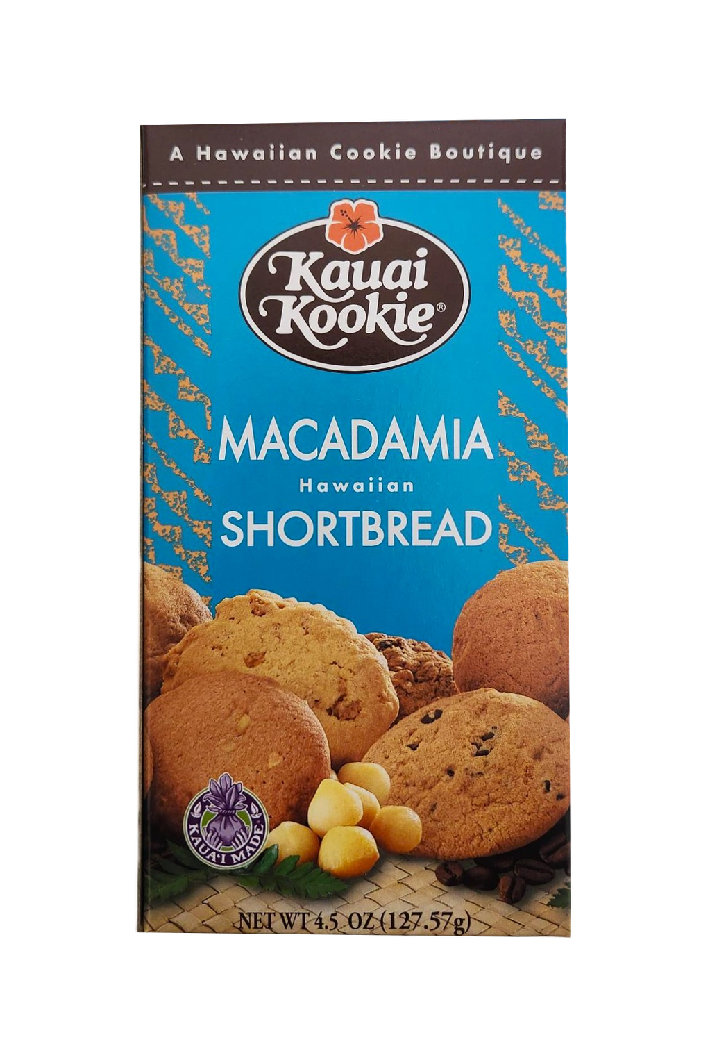 Kauai Kookie Macadamia Nut Shortbread Cookies 4.5 oz