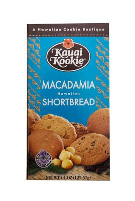 Kauai Kookie Macadamia Nut Shortbread Cookies 4.5 oz