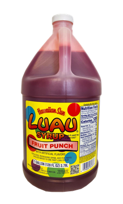 Hawaiian Sun Luau Fruit Punch Syrup Gallon