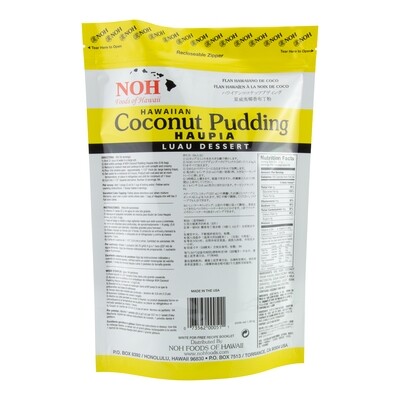 NOH Coconut Pudding Haupia 3lb Bulk