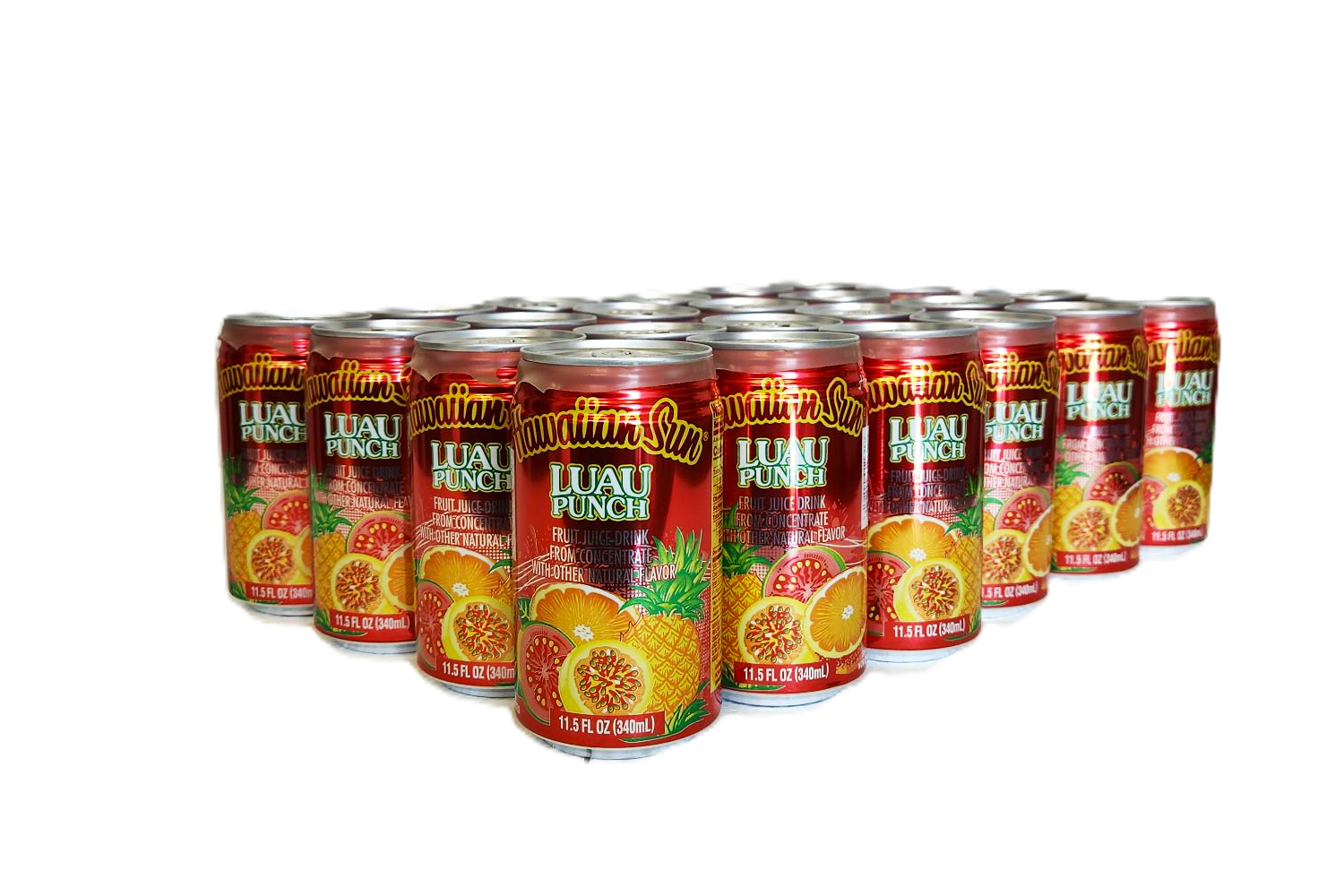 Hawaiian Sun Drink - Luau Punch 11.5 oz (Pack of 24)  **Limit 2 cases total per purchase transaction**