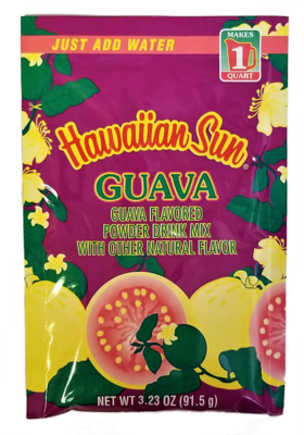 Hawaiian Sun Powdered Guava Nectar Drink Mix 3.23 oz
