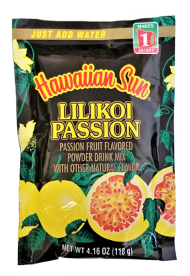Hawaiian Sun Powdered Lilikoi Passion Drink Mix 4.16 oz