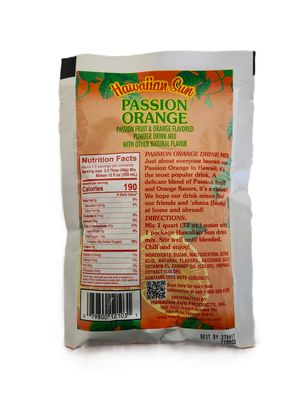 Hawaiian Sun Powdered Passion Orange  Drink Mix 4.44 oz