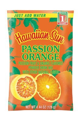 Hawaiian Sun Powdered Passion Orange  Drink Mix 4.44 oz