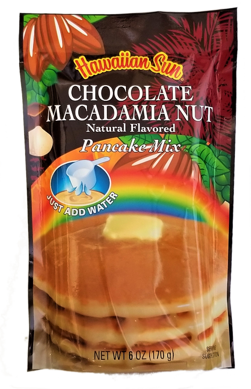 Hawaiian Sun Pancake Mix - Chocolate Macadamia Nut 6 oz
