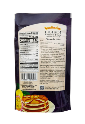 Hawaiian Sun Pancake Mix - Lilikoi Passion Fruit 6 oz