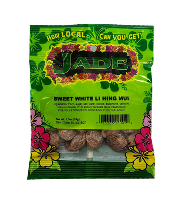 Jade Sweet Li Hing Mui 1.0 oz - White (NOT FOR SALE TO CALIFORNIA)