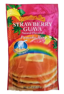 Hawaiian Sun Pancake Mix - Strawberry Guava 6 oz
