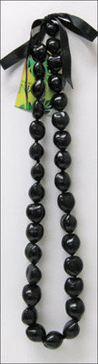 Kukui Nut Lei - Black