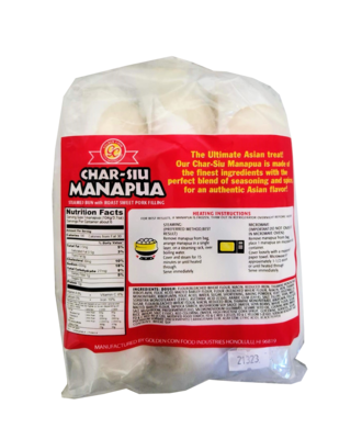 Golden Coin Manapua - Char Siu Pork 6 ct 22 oz